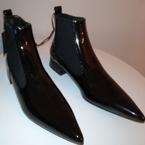 Zara Patent Boots